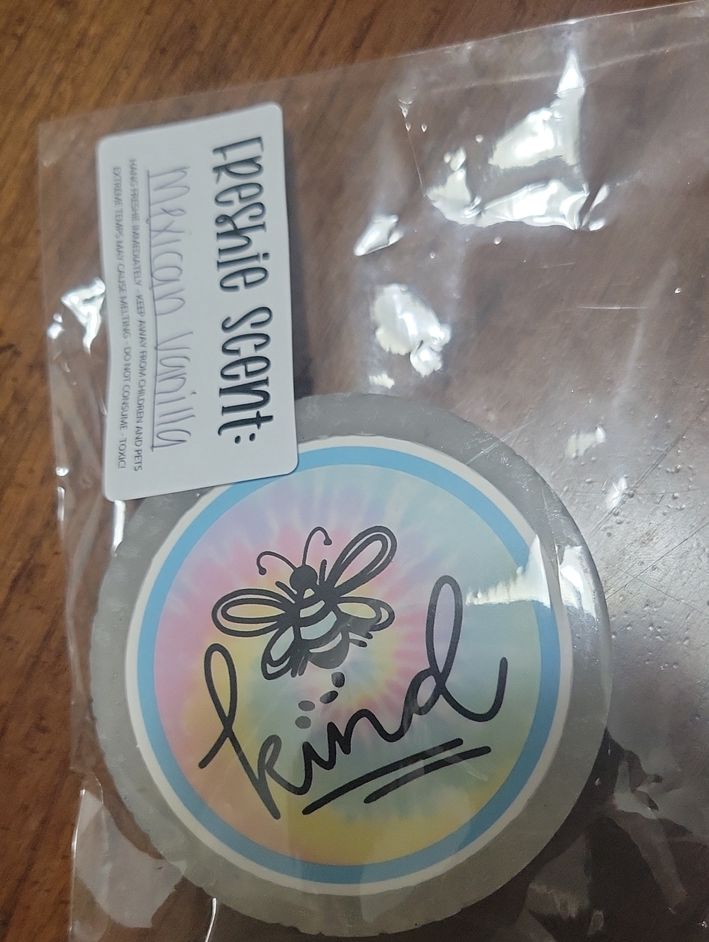 Handmade air freshies "be kind"